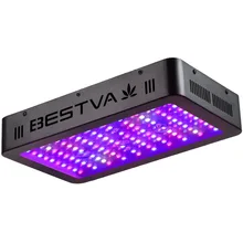 Luz Led para cultivo Panel de lámpara de espectro completo, 1000W, para plantas medicinales, frutas vegetales, invernadero de interior, cultivo de plantas, 360-870nm, alto rendimiento