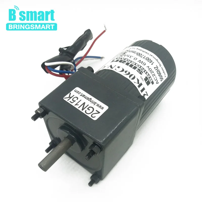 Bringsmart 2IK06GN C AC 220 В однофазный двигатель с фиксированной скоростью 6 Вт постоянной