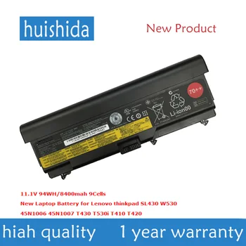 

11.1 V 94wh/9 celular T430/ New Laptop battery for lenovo ThinkPad 45N1007 t530 w530 t430i l430 530 sl430 t410 t420