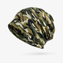 Камуфляж осень Повседневное Маска воротник шляпы женский Кепки s Мужская шляпа головные уборы Skullies шапки бини шапки унисекс на открытом воздухе Для мужчин зимняя шапка Для женщин Кепки ACI39