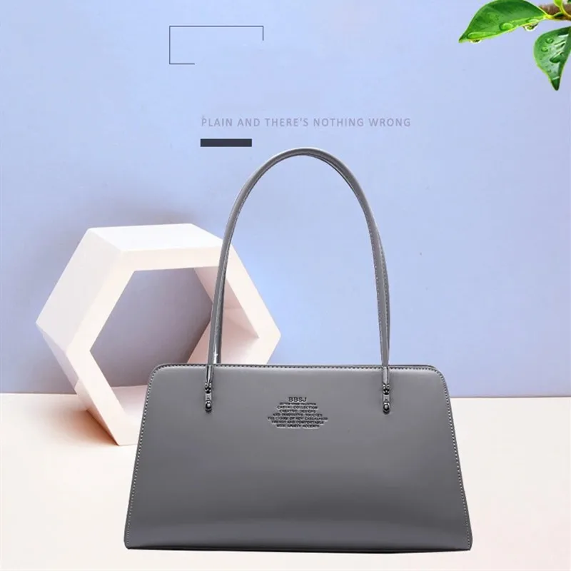 Элегантная модная женская сумка \ сумки кожаные простые женские OL Tote женская брендовая сумка через плечо Свадебная сумка 7963