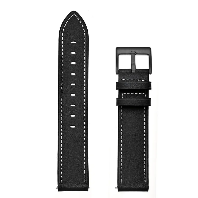Ремешок из натуральной кожи для samsung galaxy watch active band спортивные ремешки для умных часов Quick release для часов 42 мм ремень 20 мм