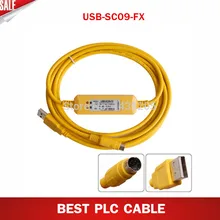 Высокое качество ПЛК кабель USB-SC09-FX PLC Кабель для программирования для FX-USB-AW иммунитет FX2N/FX1N/FX0/FX0N/FX0S/FX1S/FX3U
