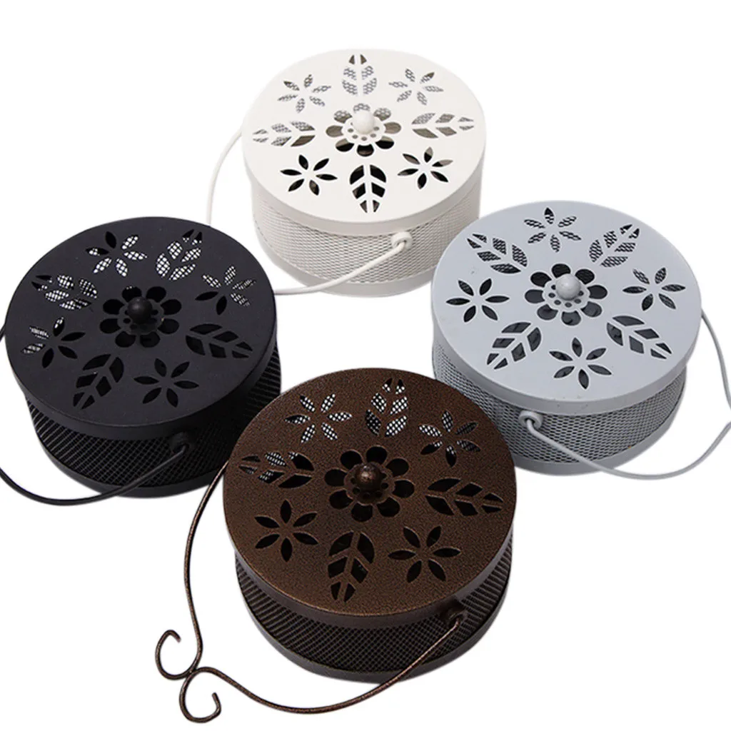 

Mosquito Coil Holder Retro Portable Mosquito Incense Burner for Home and Garden Outdoor Garden Pest Catcher Products Disposable