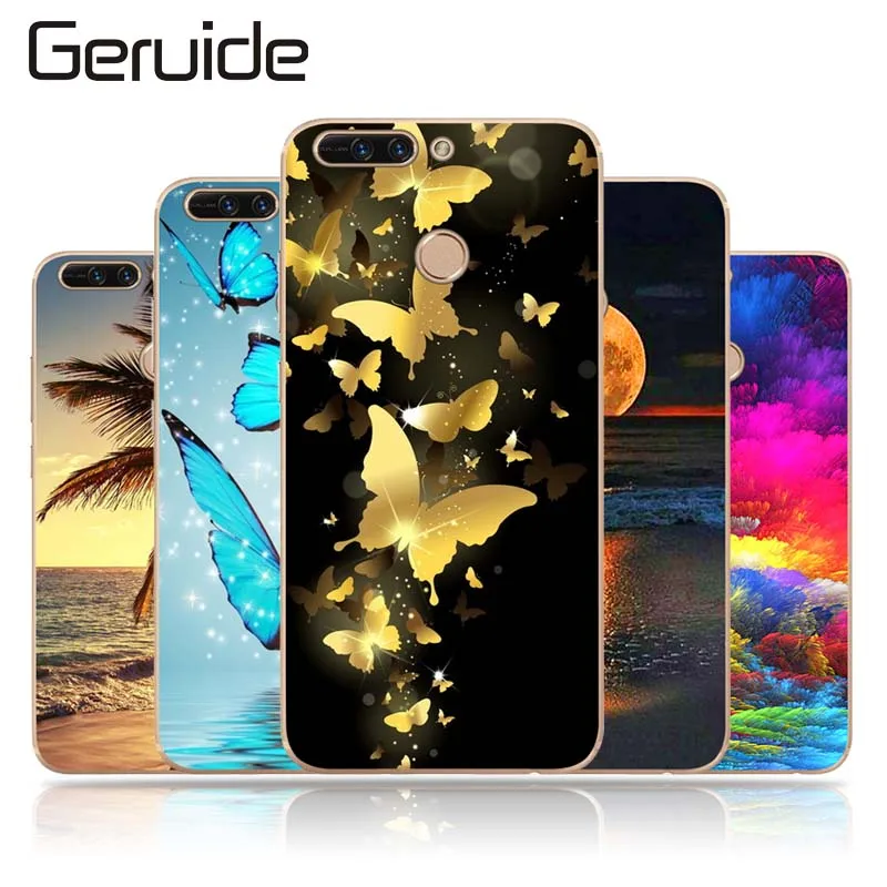 

Geruide For Huawei honor 8 pro / Honor V9 5.7" Case Cover, Soft Silicone Back Cover Case For Huawei Honor 8 Pro Phone Case Cover