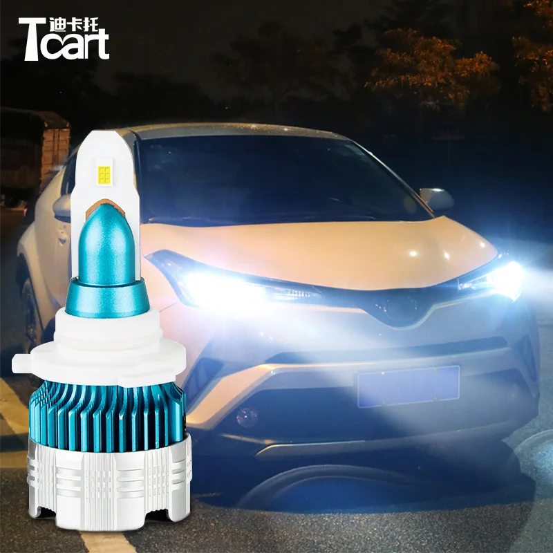 

Tcart 1Set For Toyota CHR C-HR 2017 2018 2019 car Accessories Car LED Headlight 9012 Hi/Lo Beam Bulbs Spot Lights