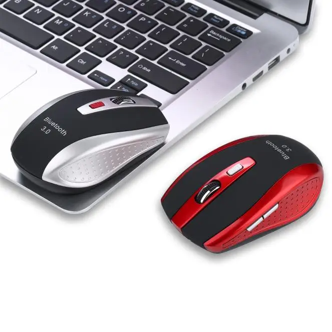 

Wireless Bluetooth Mouse Sem Fio 2400DPI Optical Pro Gaming Mouse Gamer Portable Mini USB Mice For Desktop Computers Pad Hot