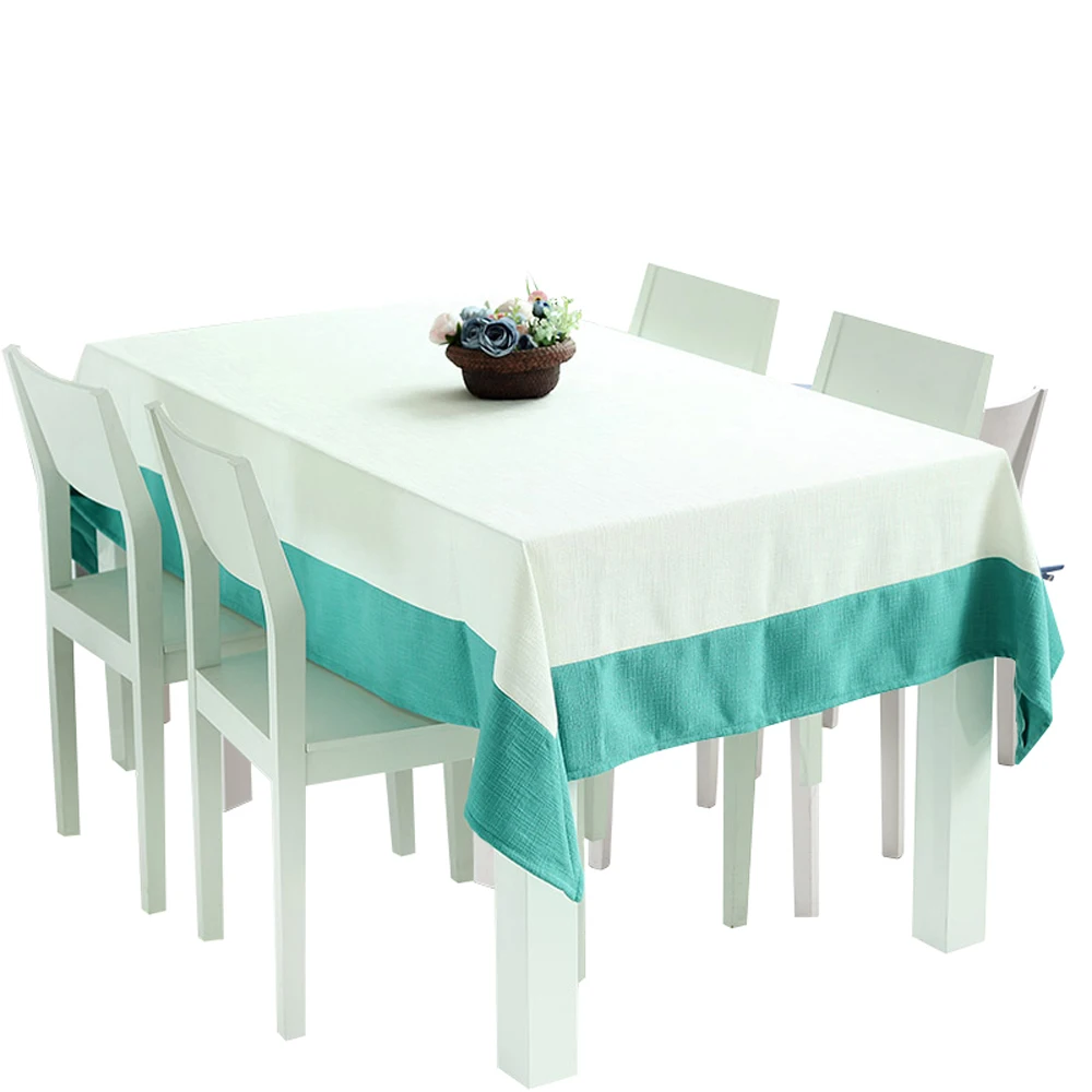 Compare Prices On Modern Tablecloths Online Shoppingbuy Low - Nobildonna Blue And White Splicing Tablecloth Modern Kitchen Dining Homedecor Tea Table Cloth(china compare prices on modern tablecloths online shoppingbuy low - nobildonna blue and white splicing tablecloth modern kitchen dining homedecor tea table cloth(china