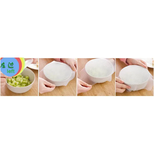Multifunctional Silicone Food Seal Cling Film Vacuum Keep Food Fresh Plastic Wrap Preservative Film For Refrigerator