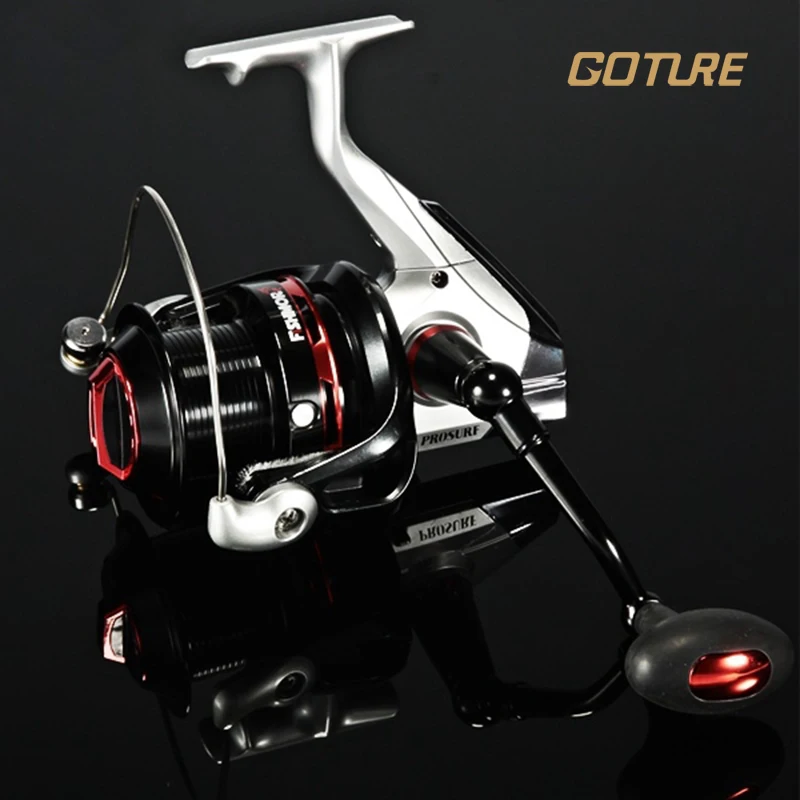 Goture 2015 SG8000 worm shaft system Saltwater Fishing Reel 10+1BB CNC Handle For Boat Sea