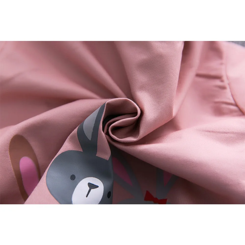 Babyinstar Cute Baby Girl Coat Spring Autumn Cartoon Rabbit Hooded Zipper Jacket for Toddler Baby Clothe Outerwear & Coats