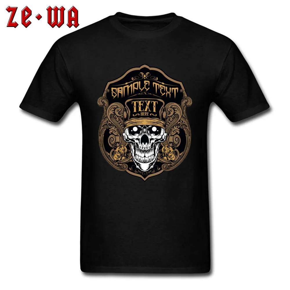  Men T Shirts grand theft skullyy Printed On Tops Shirt 100% Cotton Crewneck Short Sleeve Casual Sweatshirts Summer grand theft skullyy black