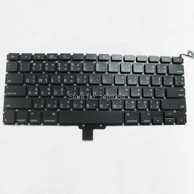 apple thailand office new a1278 thai thailand keyboard for apple macbook pro 13 standard apple thailand office new a1278 thai thailand keyboard for apple macbook pro 13 standard