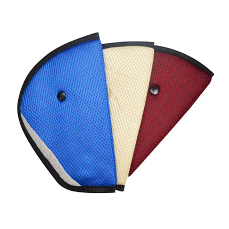 

Children's triangular fixator for automobiles Children's seat belt regulator on-board emergency safety protective equipment