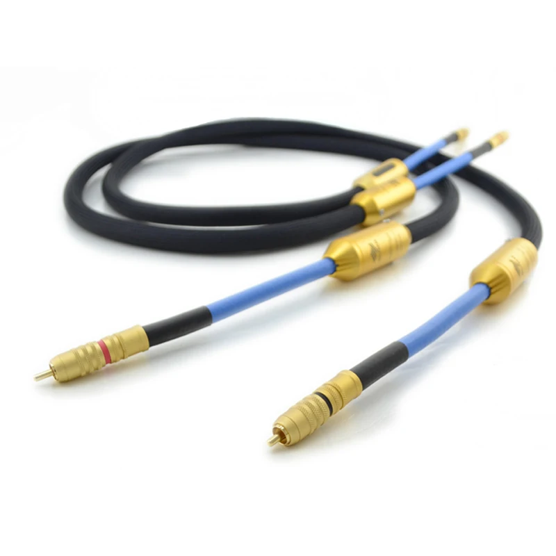 

Free shipping DHL G7 EMPRESS Cable Double crown RCA 1.5m Audio cable RCA TO RCA Cable
