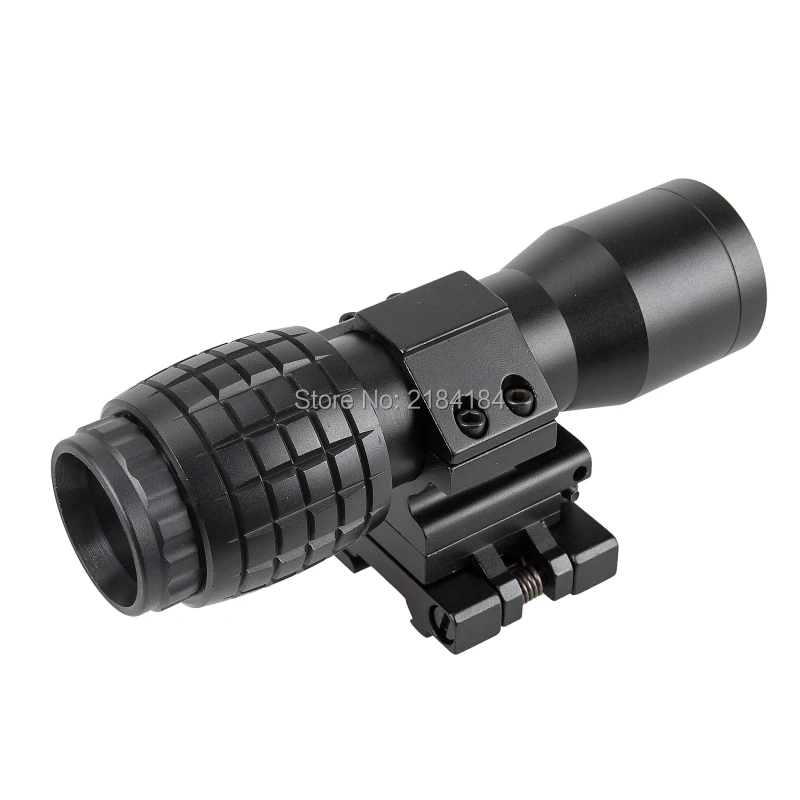 FIRE WOLF Red Dot Sight Scope 5x Лупа быстрый флип-прицел флип для бокового крепления подходит для 20 мм Вивера крепление красная точка