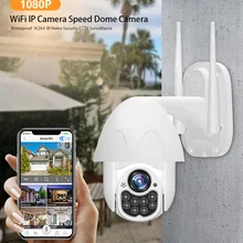 1080P PTZ IP камера Wifi Открытый скоростной купол Беспроводной Wi-Fi камера безопасности Pan Tilt 4X цифровой зум сеть видеонаблюдения