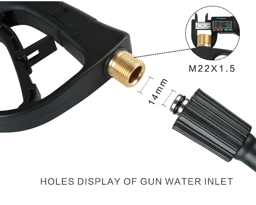Lavagem de Carro Lavadora de Limpeza do Carro Pistola de Água com g1 Spary Qucik Conector Alta Pressão Loja Acessório Cidade Lobo - 4 16 Lavagem de carro spary pistola de água