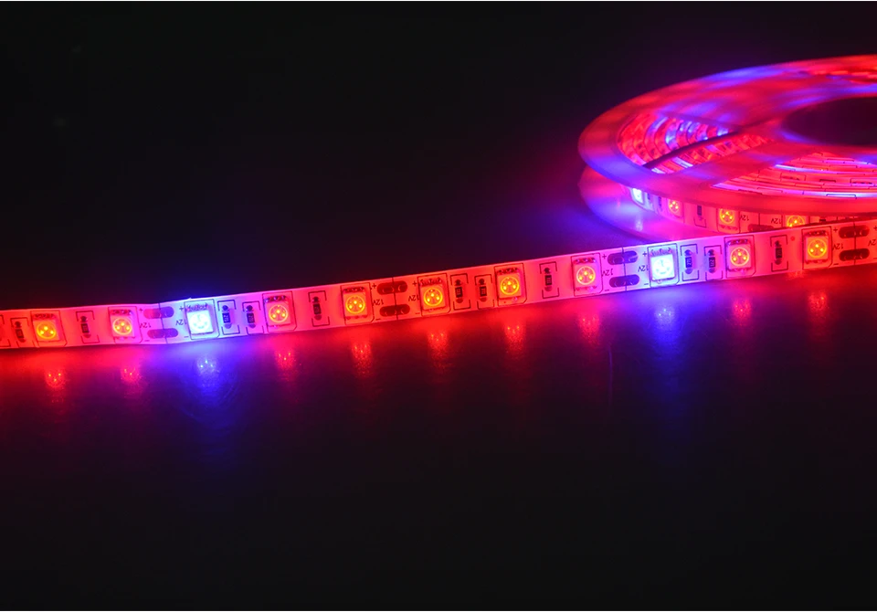 5M Led Plant grow light Waterproof SMD5050 Hydroponic Systems Led Grow Strip Light 300Leds Full spectrum  (6)
