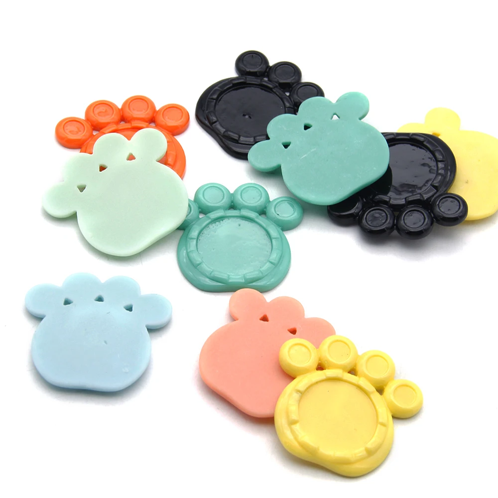 

David accessories 25PCS Inside 25x25mm Acrylic Pedestal Cameo For Decoration,DIY Hair Bows Pendant Accessories,25Yc5825