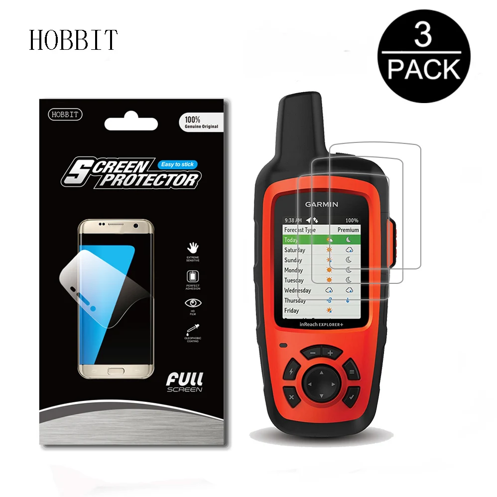 

3Pack For Garmin inReach SE / SE+ Plus GPS Accessories Anti-shock Soft Screen Protector LCD Screen Guard Film