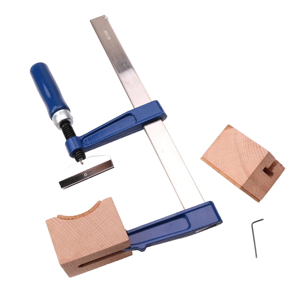 Metal Guitars Bass Fingerboard Frerboard Fret Press Tool With Wooden Block Wrench for Pressing Guitar Frets Luthier Tools