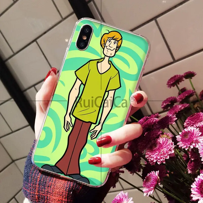 Ruicaica Shaggy and Scooby Doo рукоделие принт рисунок чехол для телефона чехол для iPhone X XS MAX 6 6 S 7 7 plus 8 8 Plus 5 5S XR