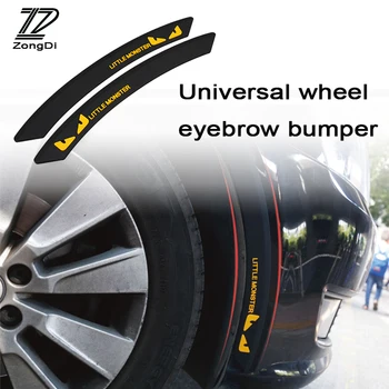 

ZD 2X Car Wheel eyebrow For Renault Megane 2 3 Duster VW Touran Passat B6 Golf 7 T5 T4 Decorative Anti-collision Strip Sticker