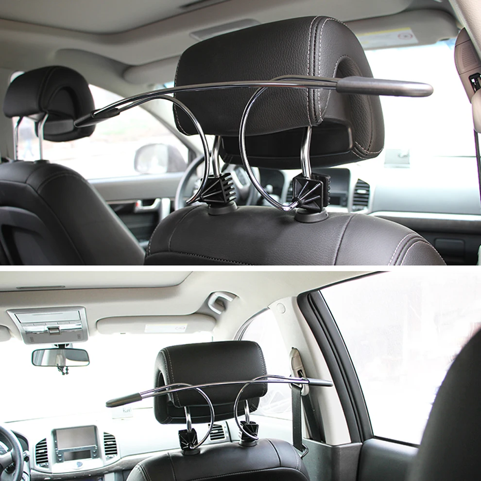 2016 Auto Car Seat Headrest Clothes Coat Jacket Suit Stainless Metal Hanger Holder Coat Hanger
