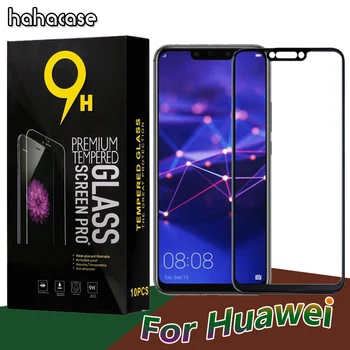 

1000pcs 3D Hard Edge Printing Screen Proetcor Tempered Glass For Huawei Mate 20 10 Pro 20X Y9 Y5 2019 Nova 5i Guard With Package