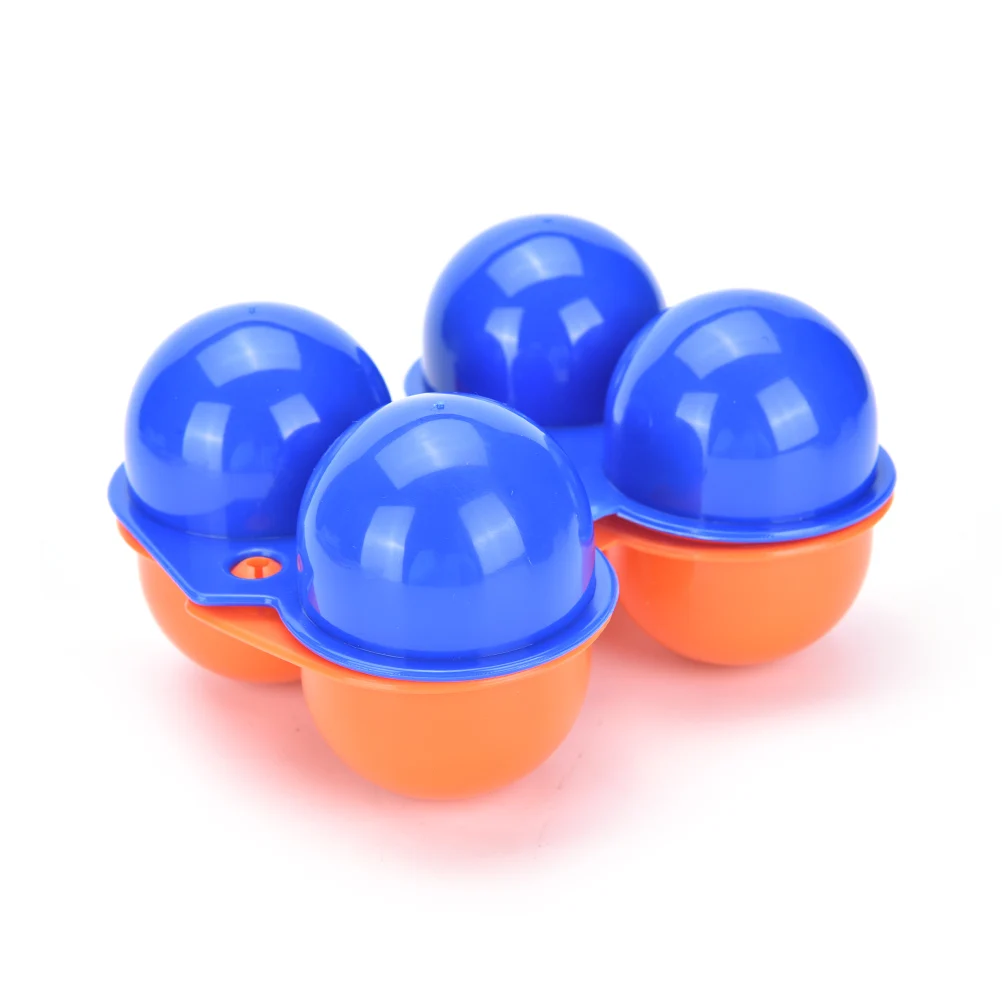 

Kitchen Convenient Egg Storage Box Outdoor Camping Carrier Container Hiking For 2 Egg Case Random Color 1PC