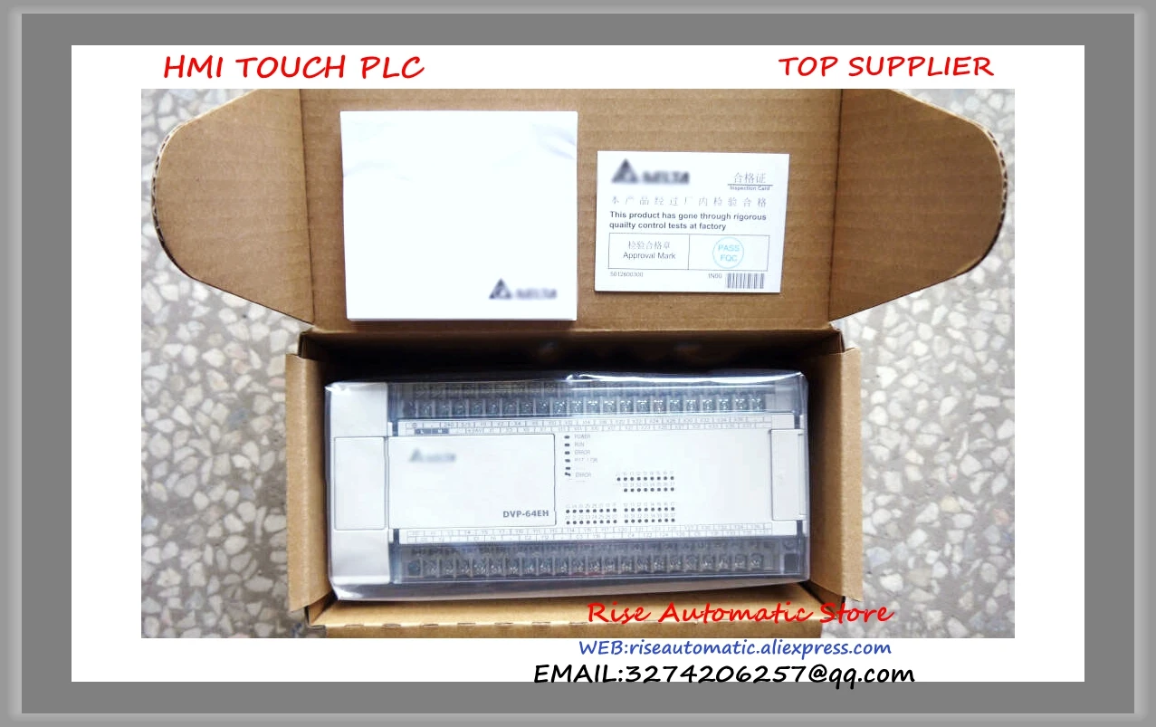 DVP64EH00R3 Delta PLC EH3 series 100-240VAC 32DI 32DO Relay output New original new original dvp16es200t delta plc es2 series 100 240vac 8di 8do transistor output