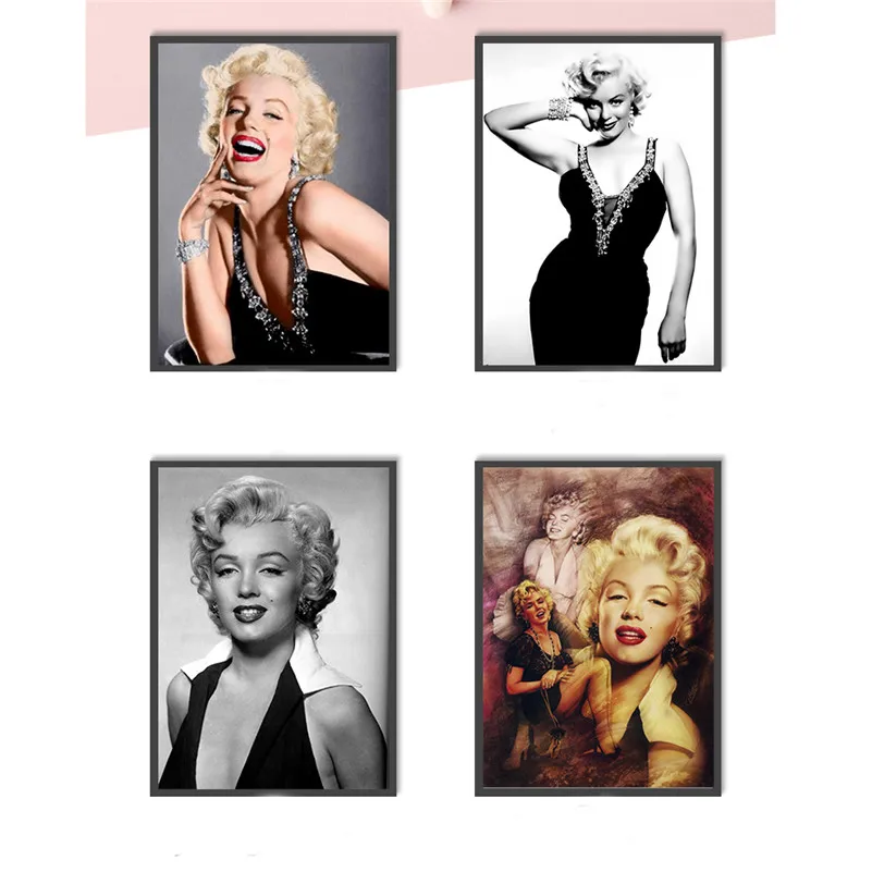 Marilyn Monroe Canvas Painting Posters And Prints Art Wall Picture For Living Room Unique Gift For Lover Home Decor