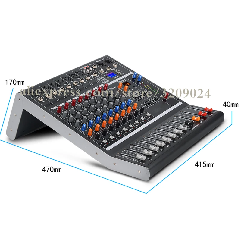 8 Channel Pure Mixer Stage Performance Conference