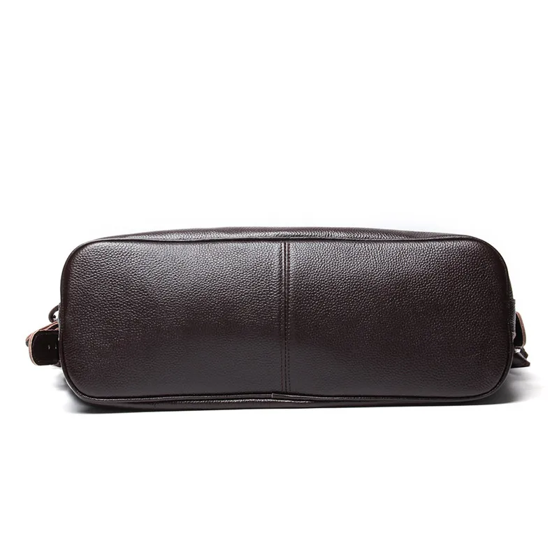 Nesitu, большая емкость, черный, коричневый, кофейный, натуральная кожа, женские сумки, 14 дюймов, сумка на плечо для ноутбука, сумки, женские сумки для сообщений, M158