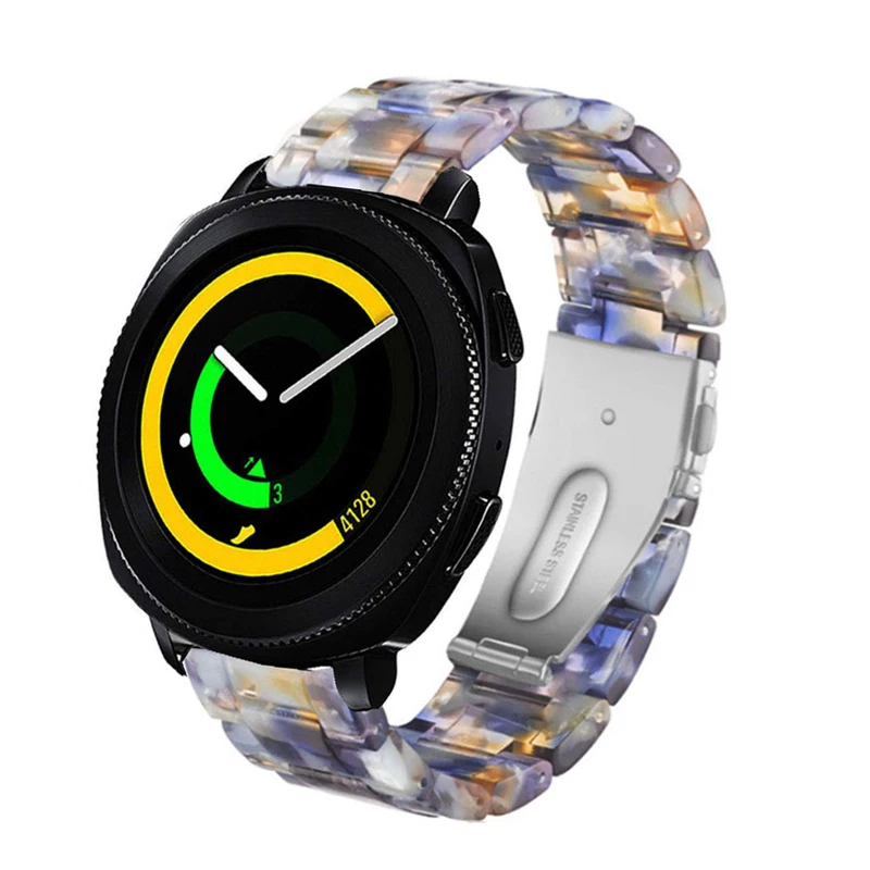 Galaxy watch 42 мм ремешок для samsung galaxy active 2 40 мм 44 мм S2 классический amazfit bip ремешок из смолы умные часы браслет аксессуары