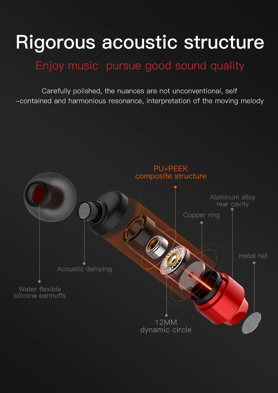 !ACCEZZ Magnetic Attraction Bluetooth Earphone Headset With Microphone For Xiaomi Huawei Samsung For iPhone 4 5 6 Hifi Headphone (5)