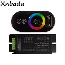 РЧ пульт дистанционного управления RGB Led контроллер, cветодиодный драйвер RGB, сенсорный диммер для 2835 3528 5050 RGB светодиодные ленты DC12-24V