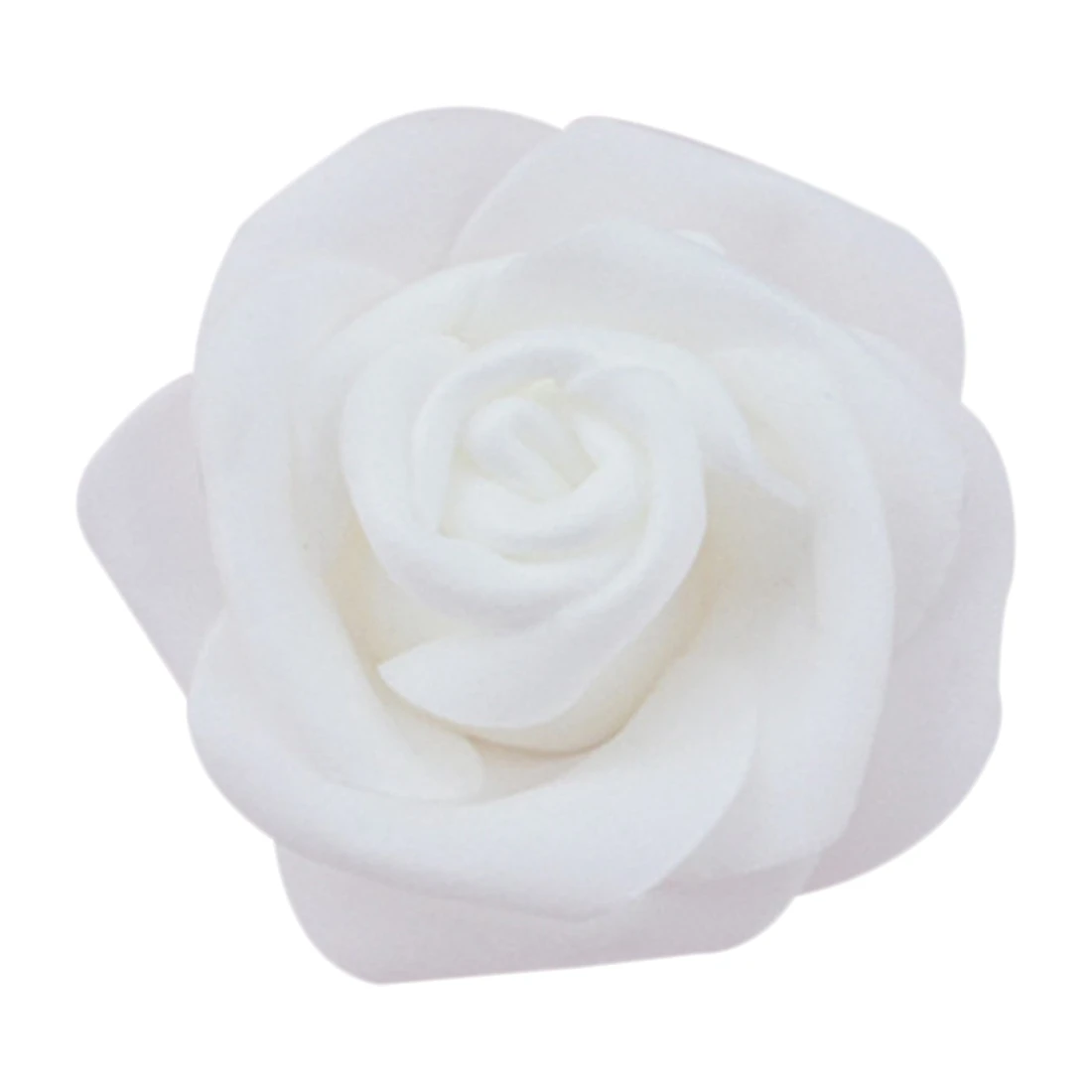 

High Quality 100pcs / bag 6cm Foam Rose Heads Artificial Flower Heads Wedding Decoration(white)