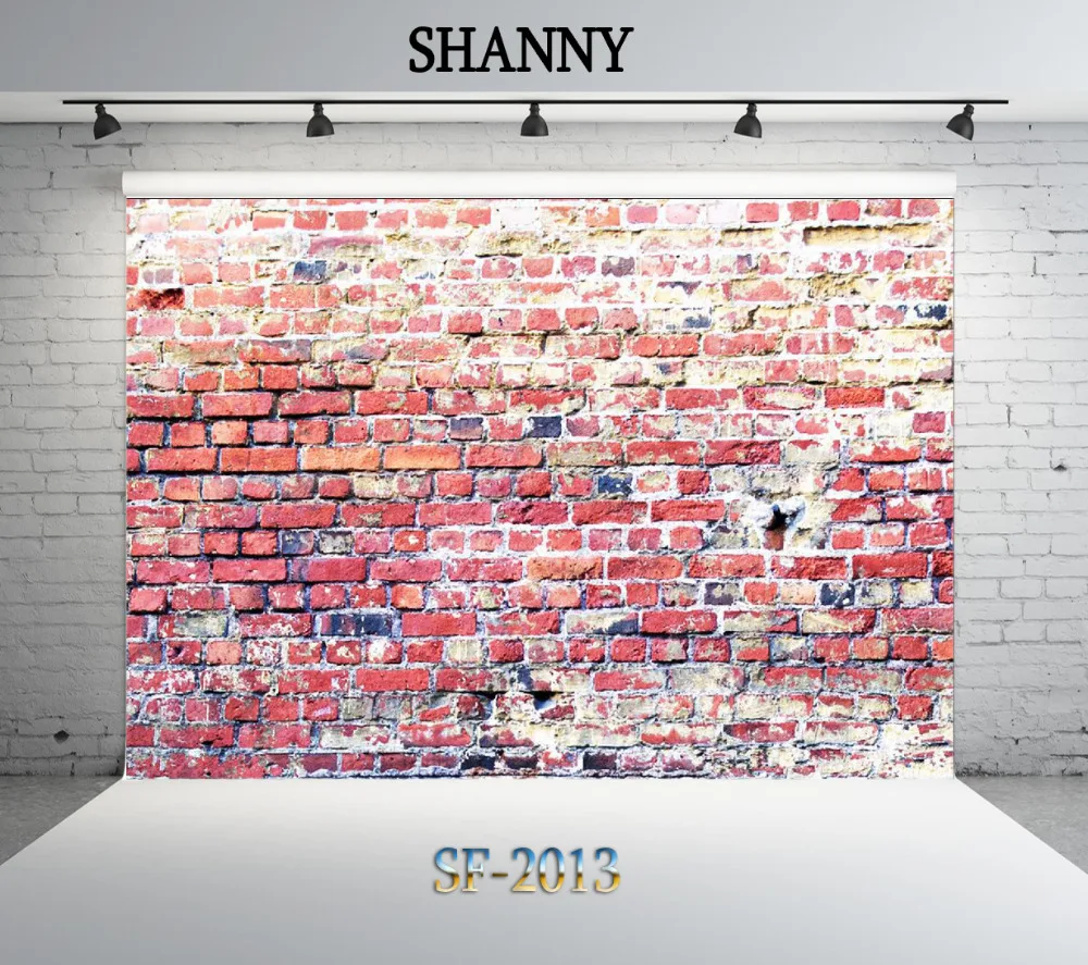 

SHENGYONGBAO Vinyl Custom Photography Backdrops Prop Brick wall theme Photo Studio Background SYO-2013