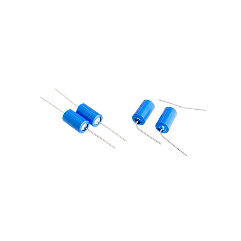 100pcs Vertical vibration sensor 2 vibration switch vibration switch often closed blue curved needle straight needle