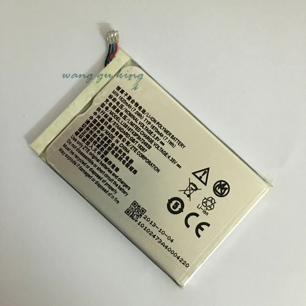 Новый Li3818T43P3h724939 3 8 V 1820mAh аккумулятор для ZTE 100% оригинальное Резервное