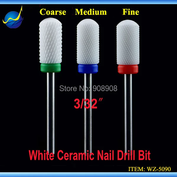 

Large Barrel Smooth Top Ceramic Nail Drill Bit For Electric Manicure Pedicure Nail Art Salon Cutter Machine accessories Tools
