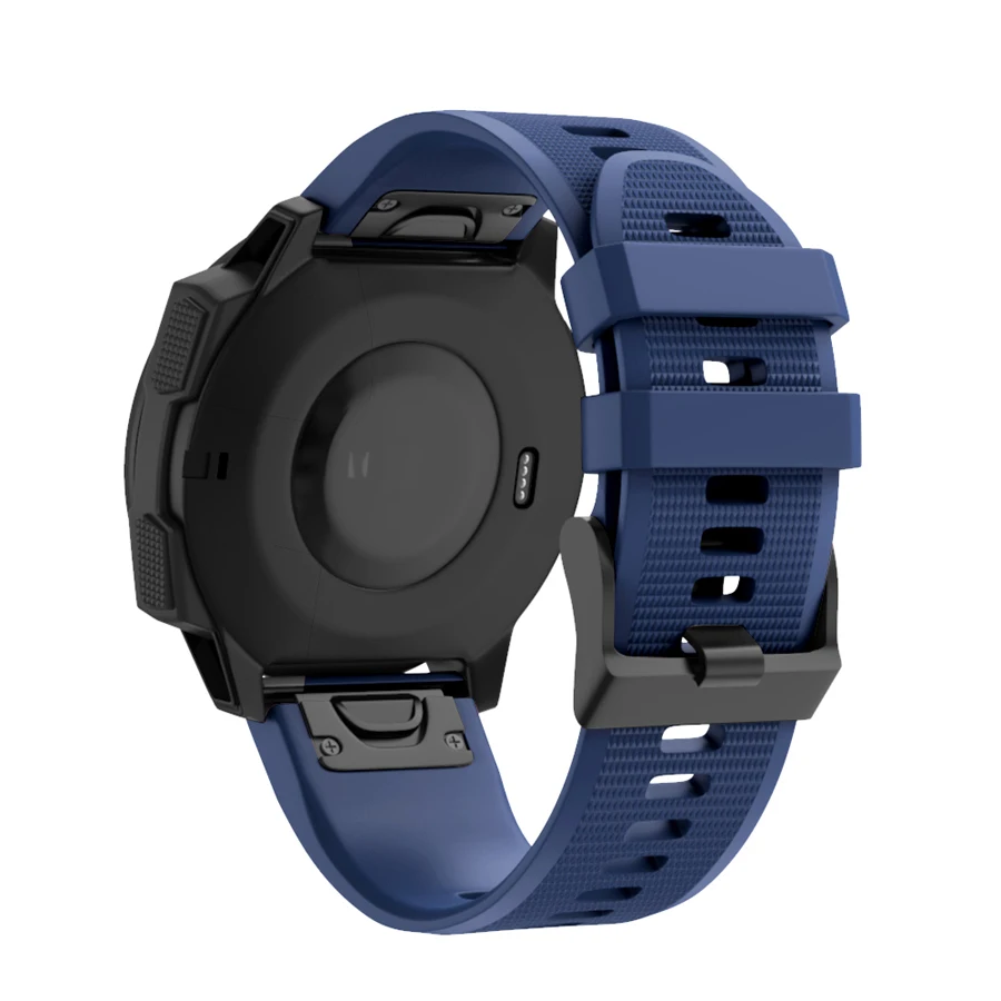 26 мм 22 мм силиконовый ремешок для часов Ремешок для Garmin Fenix 5X Fenix3 3HR Fenix 5 Plus S60 MK1 часы Easyfit Сменные Ремешки для наручных часов