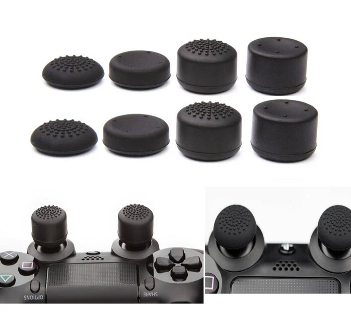 

8pcs/set Silicone Thumbstick Joystick Enhanced Capa Cover for Sony Playstation PS4 Slim Pro Controller for Xbox 360/ONE S/PS3