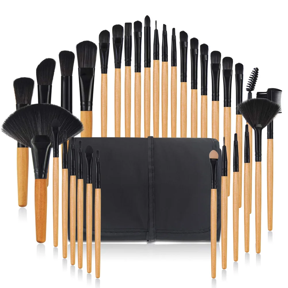 

32 Pcs Soft Makeup Brushes Set Beauty Brushes Gift Cosmetic Tools Kit with Pouch JIU55