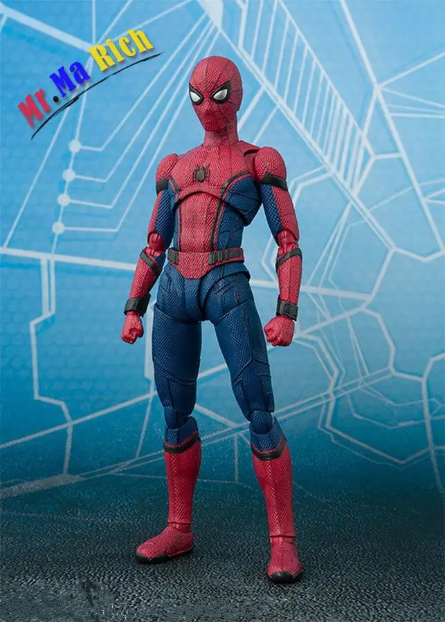

Spiderman Action Figure Ver. 15cm Shf Anime Collectible Model Doll Toy