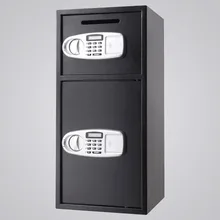 Двойной дверной безопасный BoxStrong Железный большой цифровой клавиатуры безопасный замок деньги ювелирные изделия