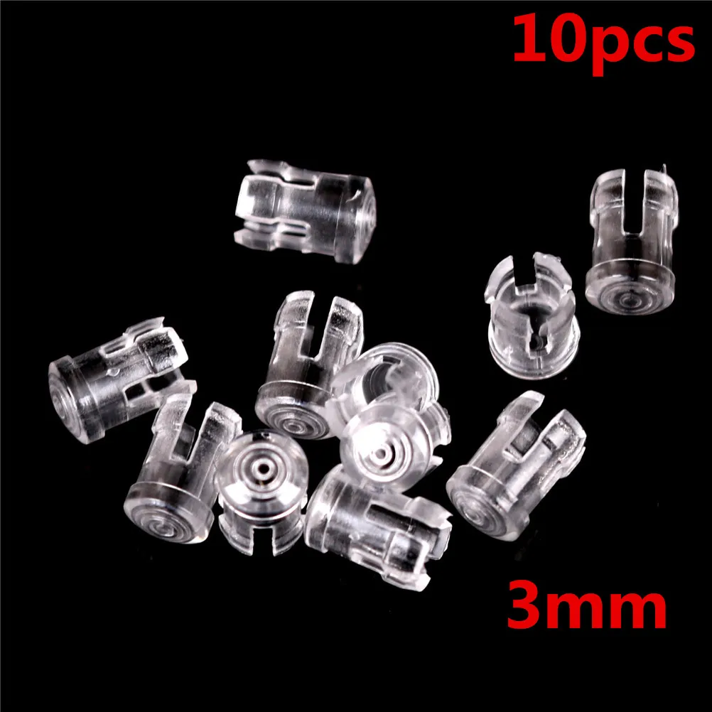 10PCS Clear 3mm LED Light Emitting Diode Lampshade Protectors