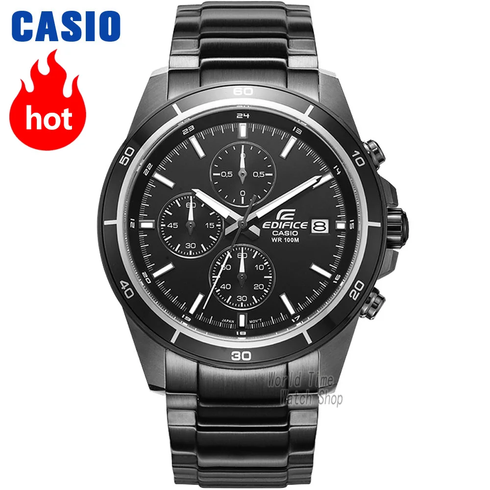 Casio watch Edifice Men's Quartz Sports Watch Timing Waterproof Racing car Pointer Watch EFR-526